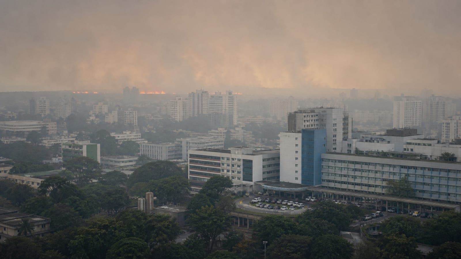 Imagem ilustrativa da reportagem: Estudo estima impacto de PM2,5 de queimadas em internações no Brasil