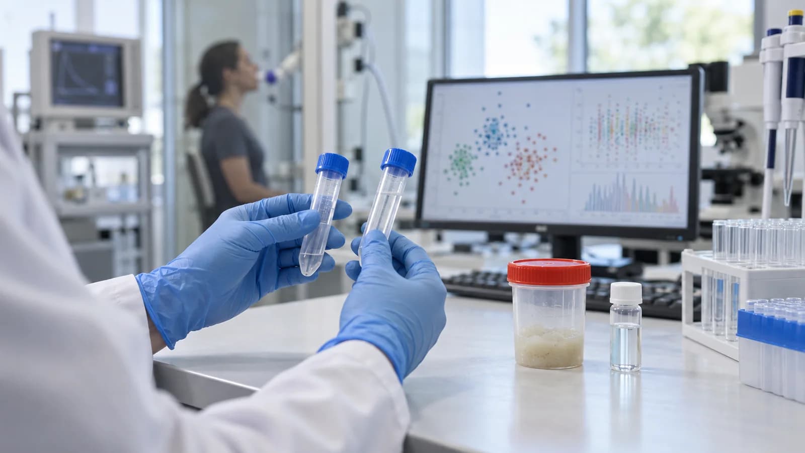 Imagem ilustrativa da reportagem: Covid longa: estudo associa microbioma a sintomas graves